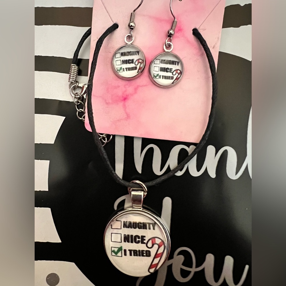 Handmade Earring & Necklace Set